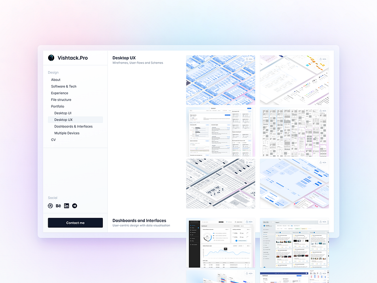 Multiple projects for multiple platforms by Andrey Vishtack on Dribbble