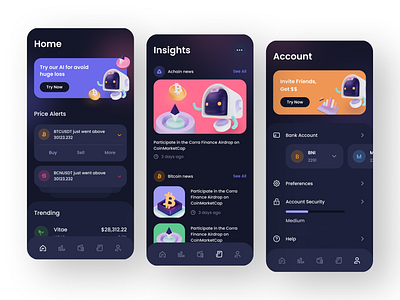 Finance Mobile App app app design application design branding design figma design finance app graphic design illustration logo mobile app design mobile application ui ux vector