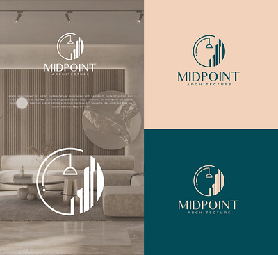 Midpoint Architecture(Unused) abstruct logo ar branding creative logo design graphic design icon logo logosai vector