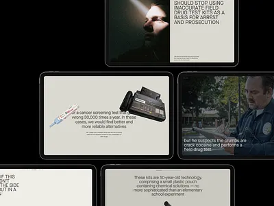 Web Design: Drug Test Innocence design educational graphic design interaction design interface law legal responsive website social society ui user experience user interface ux visual storytelling web web design web pages website website design