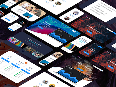 Website and Mobile App UI Components app app design branding design figma design graphic design illustration logo mobile application design ui ux vector web application design website design