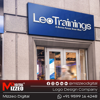 Logo Design For Leo Training 3d animation branding graphic design logo motion graphics ui