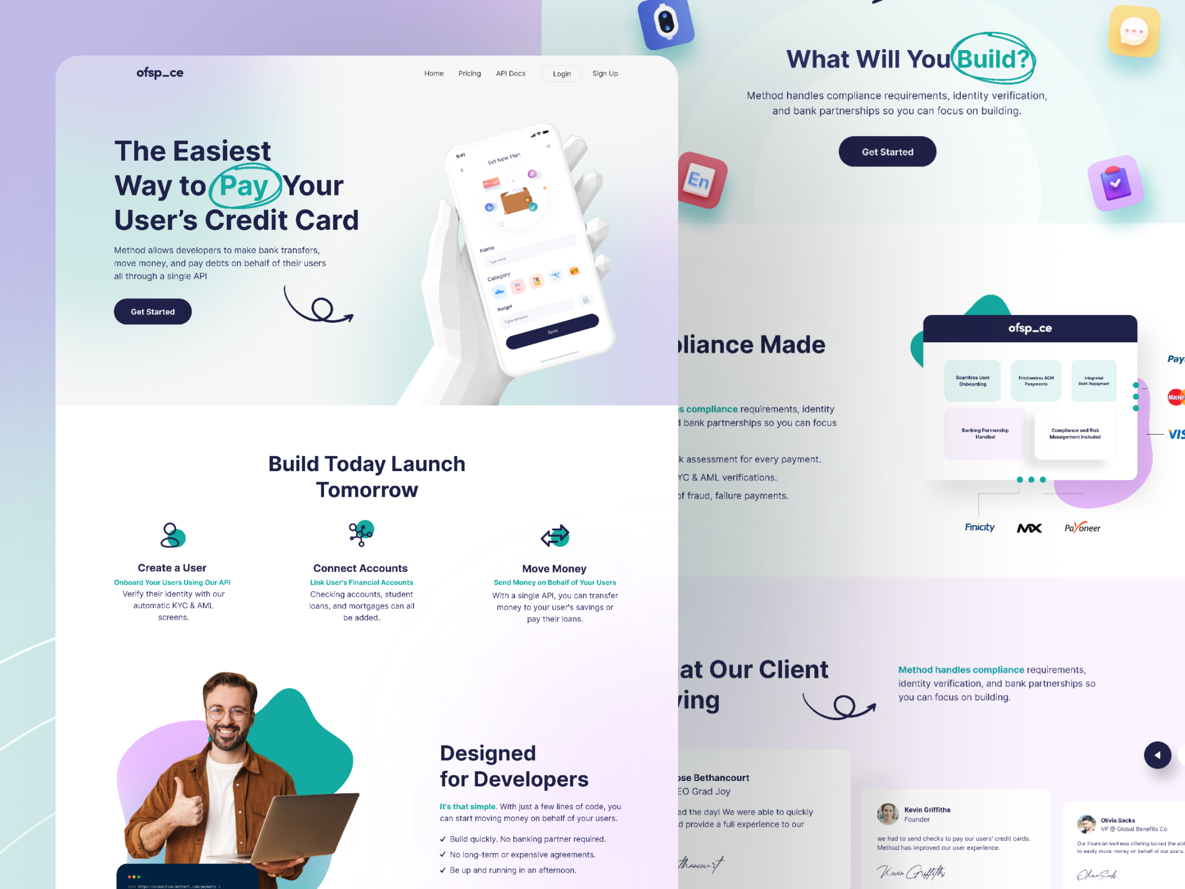 Online Payment Website Landing Page app app design branding design figma design graphic design illustration landing page design logo online payment website ui ux vector web app design web application design website design