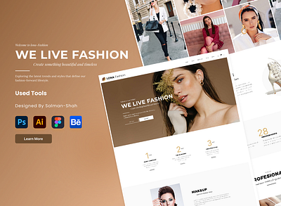 LONA Fashion | E-commerce 3d animation branding graphic design logo motion graphics ui