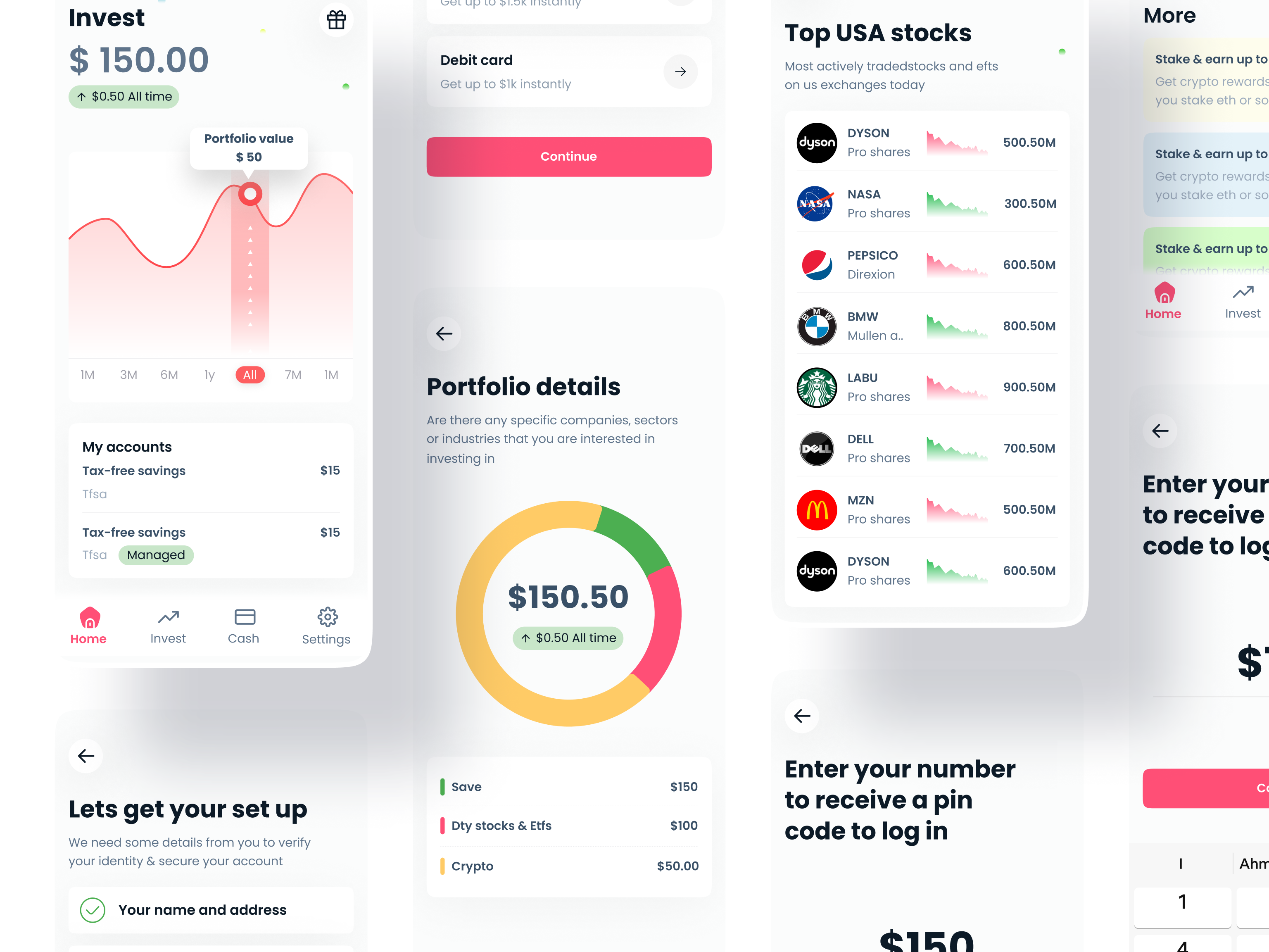 Finance Mobile App app app design application design branding design figma design finance app graphic design illustration logo mobile app design mobile application ui ux vector