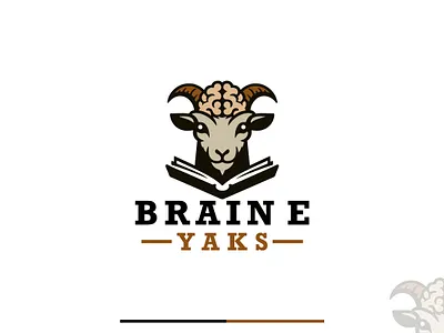 goat book logo design animal logo book logo cartoonish logo goat book logo goat logo graphic design logo logo design maskot logo minimal logo