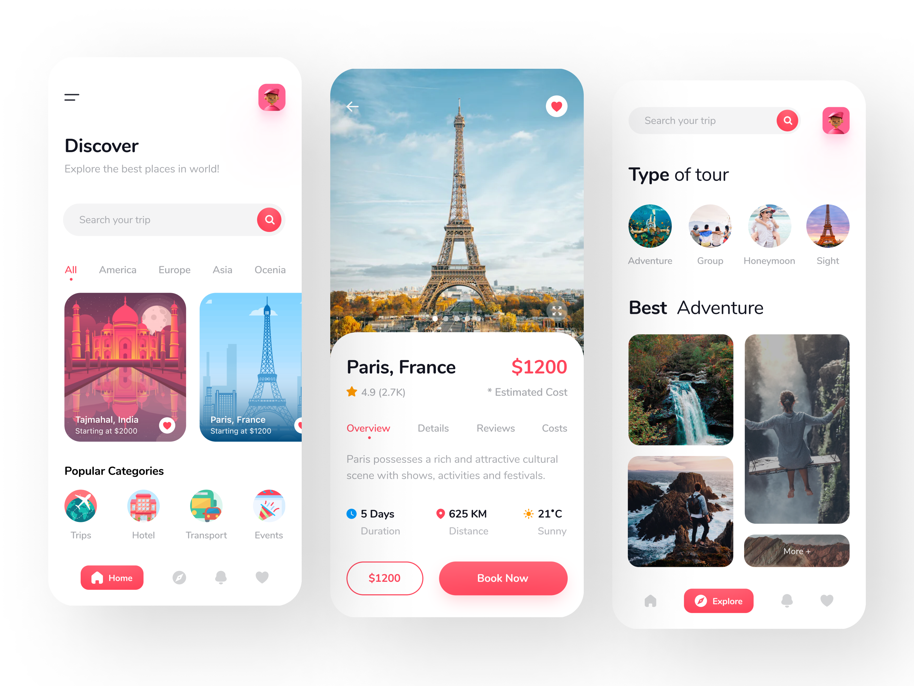 Travel Mobile App app app design application design branding design figma design graphic design illustration logo mobile app design mobile application travel app ui ux vector