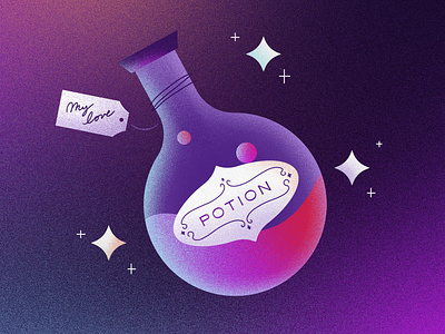 Love Potion Illustration illustration
