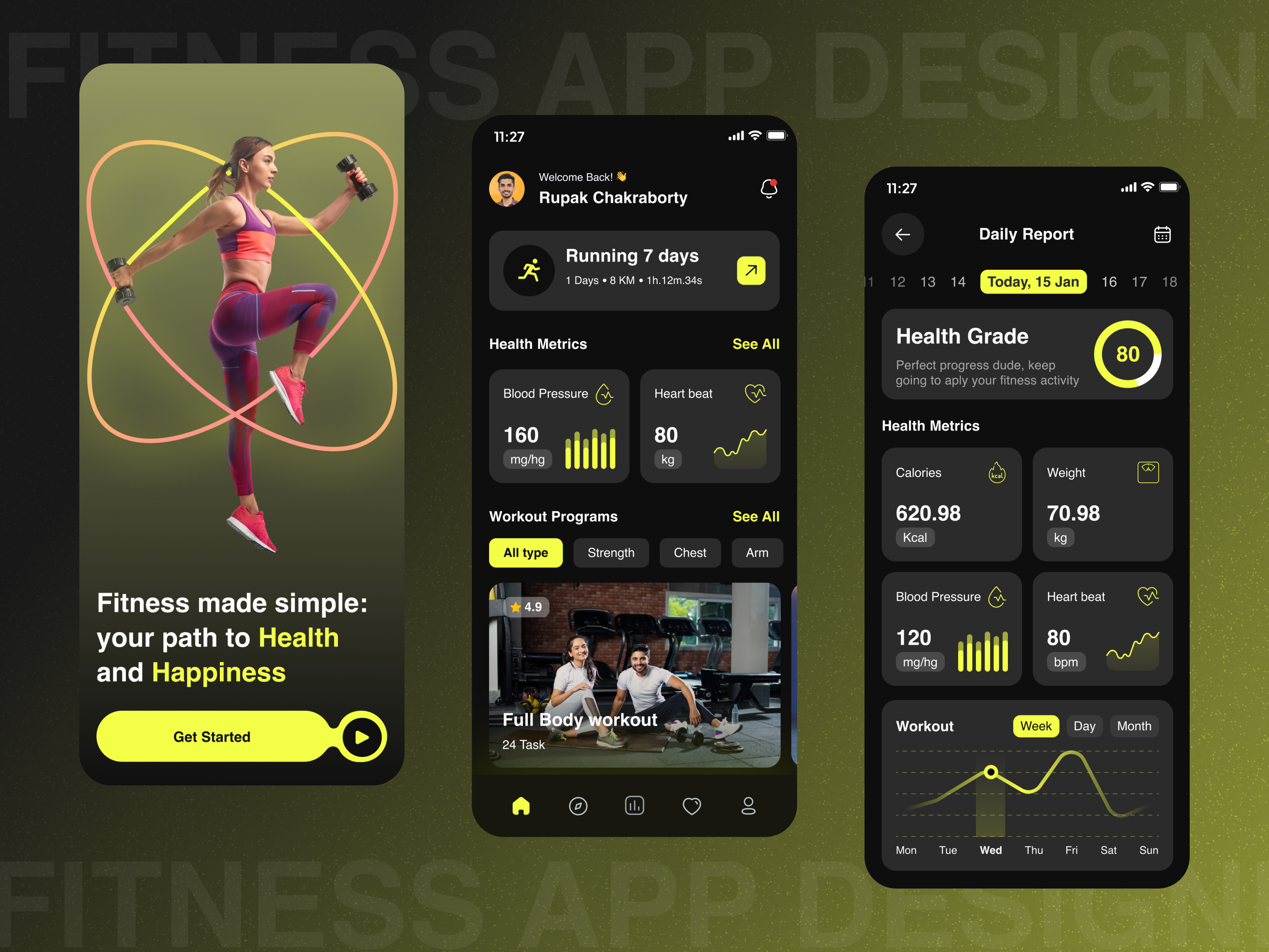 Example of Fitness App
