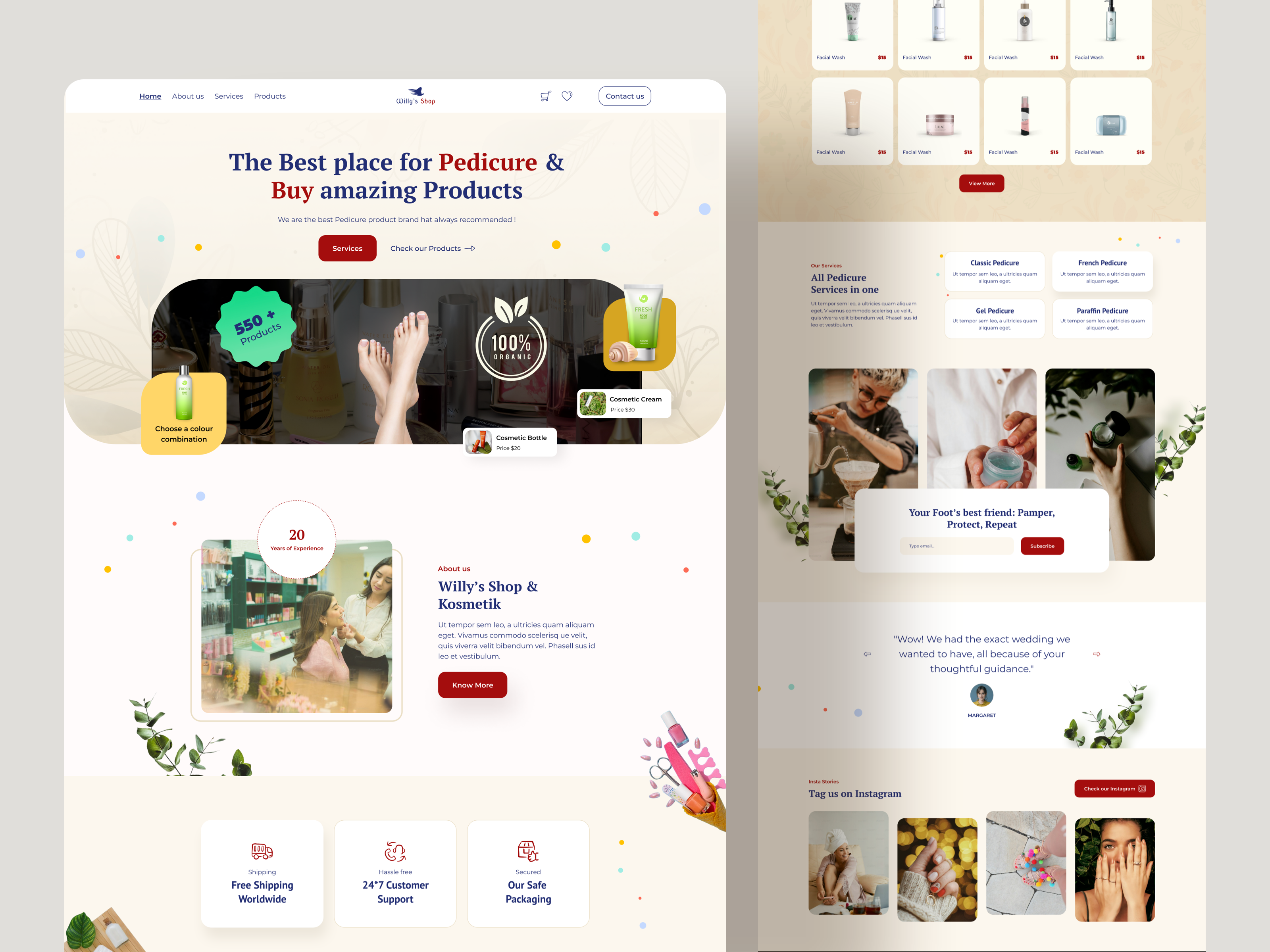 Example of Creative Landing Page