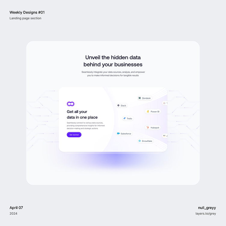 Day 2 - Landing page section. by Abdulquadri Musa on Dribbble