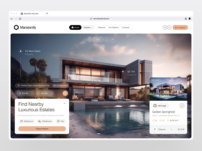 Real Estate Landing page airbnb apartement architecture awsmd booking broker development estate estate agent landing page modern property real estate real estate agency real estate landing page real property realtor rental residential complex website