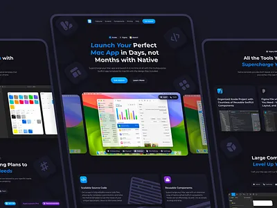 Native - Website design for landing page design for marketing website digital design framer website framer website design landing page landing page design landing page ui marketing website marketing website design marketing website ui ui ui for web web web design web ui web ui design website website design website ui