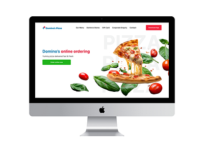 Domino's: Faster Feasts with a User-Friendly Flow animation branding dominospizza landingpage logo motion graphics pizzalover ui userexperience userinterface webdesign