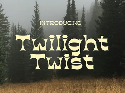 Twilight Twist – Retro Typeface 1960s 1970s 1980s branding classic coffee event flyer groovy hipster logo nostalgic poster retro vintage