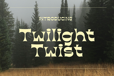 Twilight Twist – Retro Typeface 1960s 1970s 1980s branding classic coffee event flyer groovy hipster logo nostalgic poster retro vintage