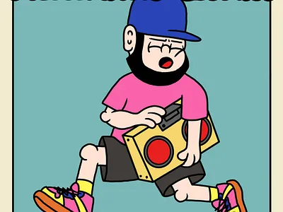 TURU. PENIKMAT SAJA. branding cartoon cartoon poster cute cartoon design font graffiti graffiti font graphic design illustration music poster poster turu turu always