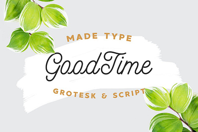 MADE Good Time book branding cafe commercial cyrillic display food fresh grotesk latin logo logotype made good time madetype magazines modern multilingual script trend poster typeface