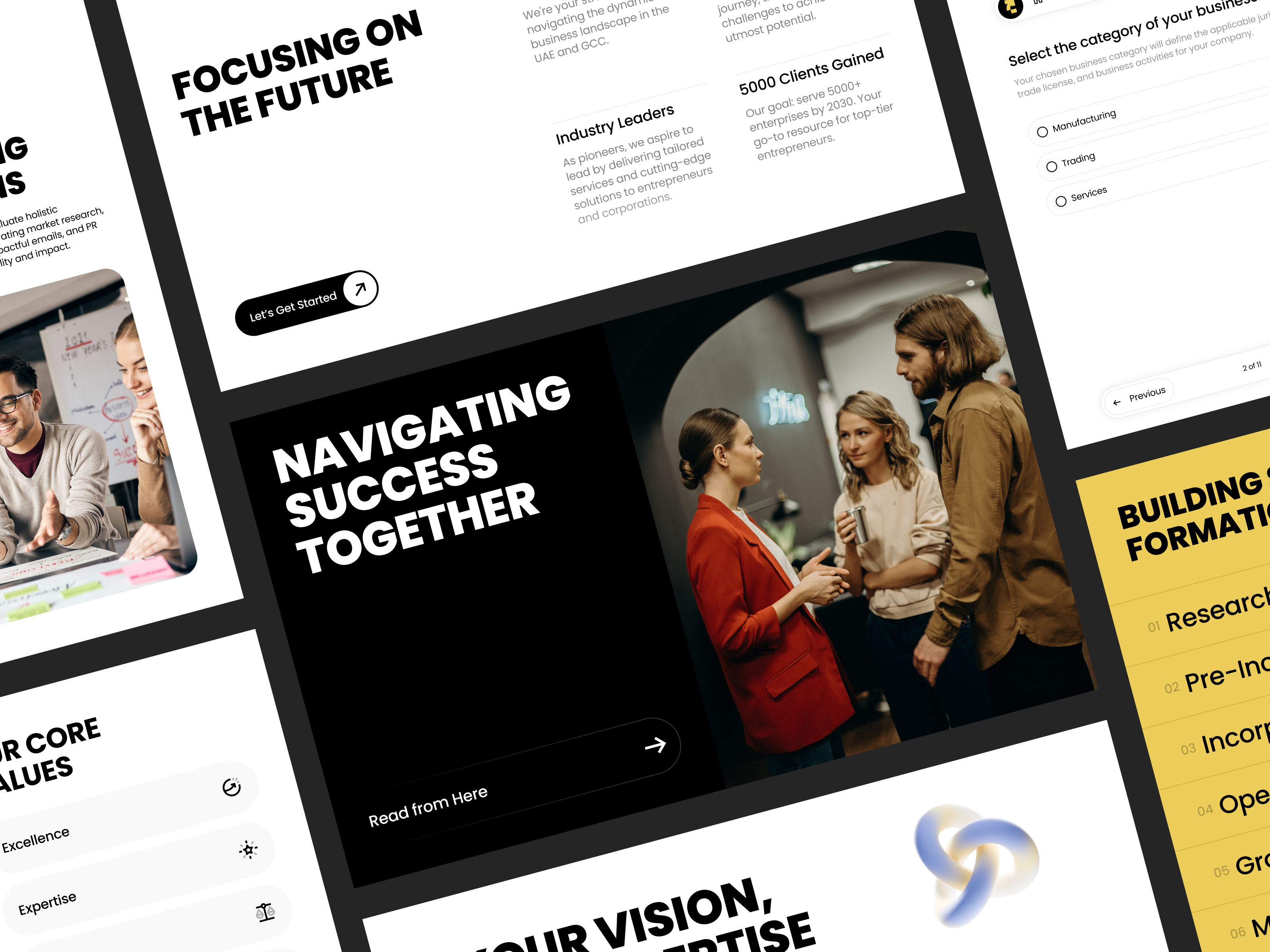 Example of Website Design + Development