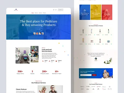 Pedicure Shop Web -02 beauty saloon best web ddesign 2024 clean web design figma framer modern web design pedicure responsive pedicure web ddesign concept pedicure website saloon trending 2024 uiroll web ddesign web template