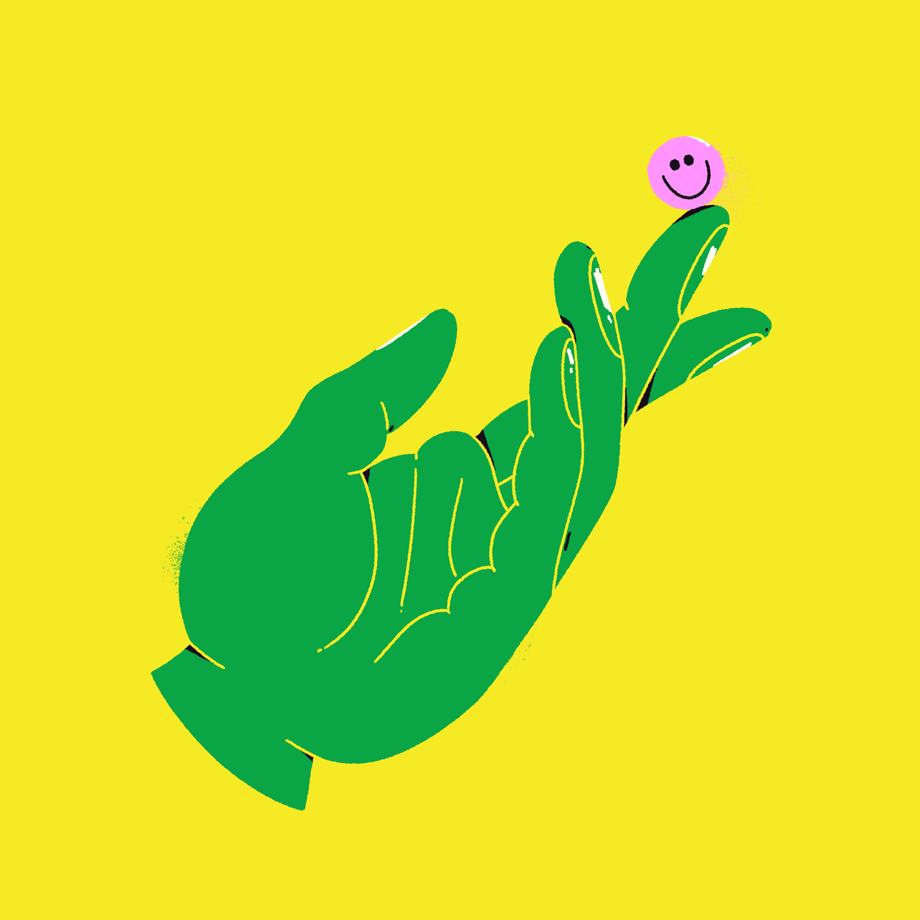 Smile art cartoon design emoji funny hand happy illustration mood procreate smile