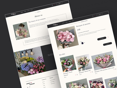 Online flower shop design online flower shop ui ux uxui