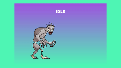 Character animations for the game: Mad Scientist Clicker 2d animation animation character animation monsters animation spider animation spine animation