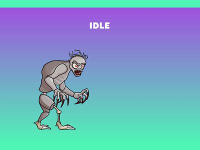 Character animations for the game: Mad Scientist Clicker 2d animation animation character animation monsters animation spider animation spine animation