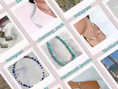 Presentation of handmade decoration animation background branding design graphic design handmade decoration illustration logo presentation typography ux vector