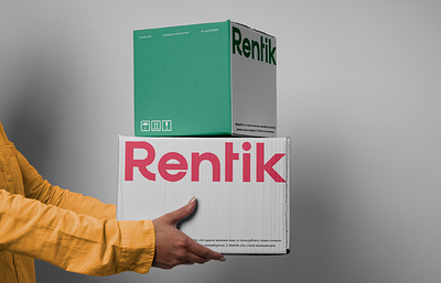 Rentik brand design branding delivery graphic design identity logo rent айдентика аренда брендинг графический дизайн логотип фирменный стиль