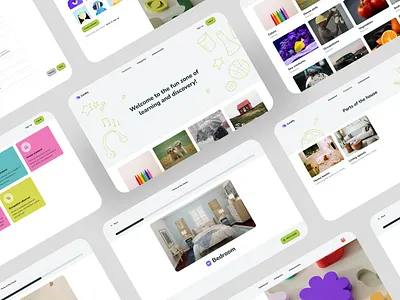 Flashcard Web App for Children app children clean design e learning education flashcards learning ui web