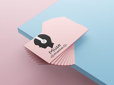 Muse Mania Business/Visiting Card branding businesscard design designideas graphic design posterdesign posters socialmediaposter visitingcard