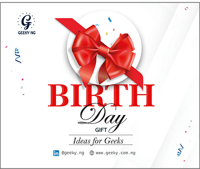 Birthday ideas graphic design