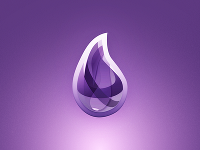 Shaded Elixir logo affinity designer airbrush branding elixir erlang gradient graphic icon illustration logo potion vector
