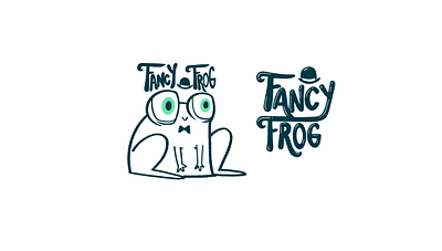 Fancy Frog Logo branding branding illustration cartoon character design design graphic design happy identity identity logo illustration logo logo design mascot vector vector vector design