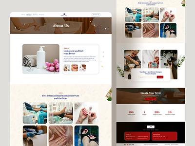 Pedicure Shop Web About Us about us section app company website creative web design gallery pedicure pedicure website responsive web design responsive website saloon web web design website website inner page