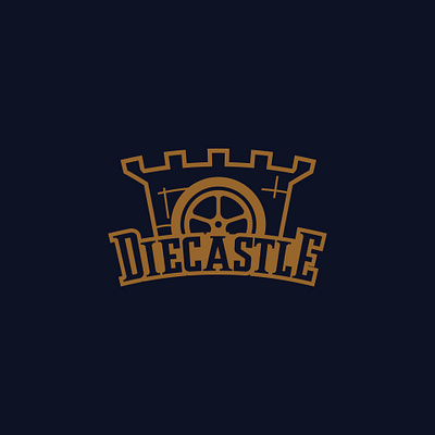 Die Cast Castle hot wheels illustration lettering