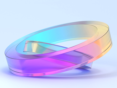 Colorful rings 3d abstract animation background blender branding clean design effect endless gradient holographic iridescent loop minimalist motion graphics render rings shape simple