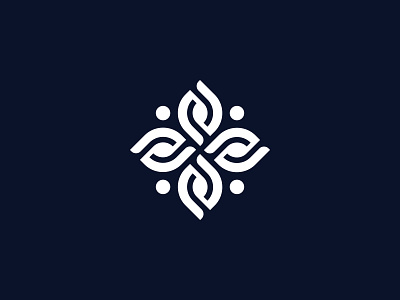 Asian Motifs asian ceramic floral leaf leaves logo mark motif pattern symbol tile