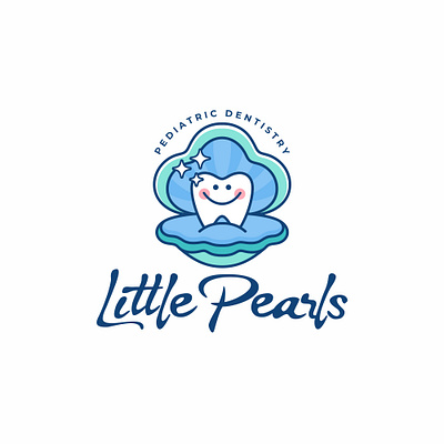 Dental Pearl animal branding cartoon character cute dental dentist design illustration logo mascot pearl shell tooth ui unused