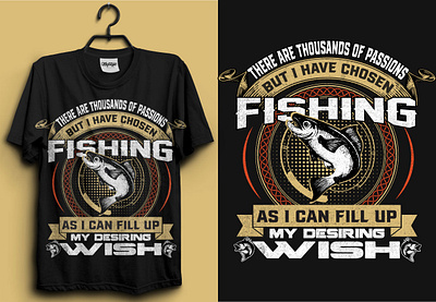 Fishing T-Shirt Design | USA T-shirt Design | Tee branding clean cloth creative custom design element fish fisher man fishing hunting illustration modern t shirt tee usa