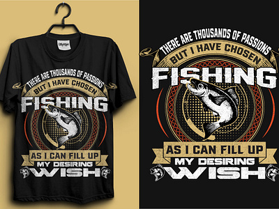 Fishing T-Shirt Design | USA T-shirt Design | Tee branding clean cloth creative custom design element fish fisher man fishing hunting illustration modern t shirt tee usa