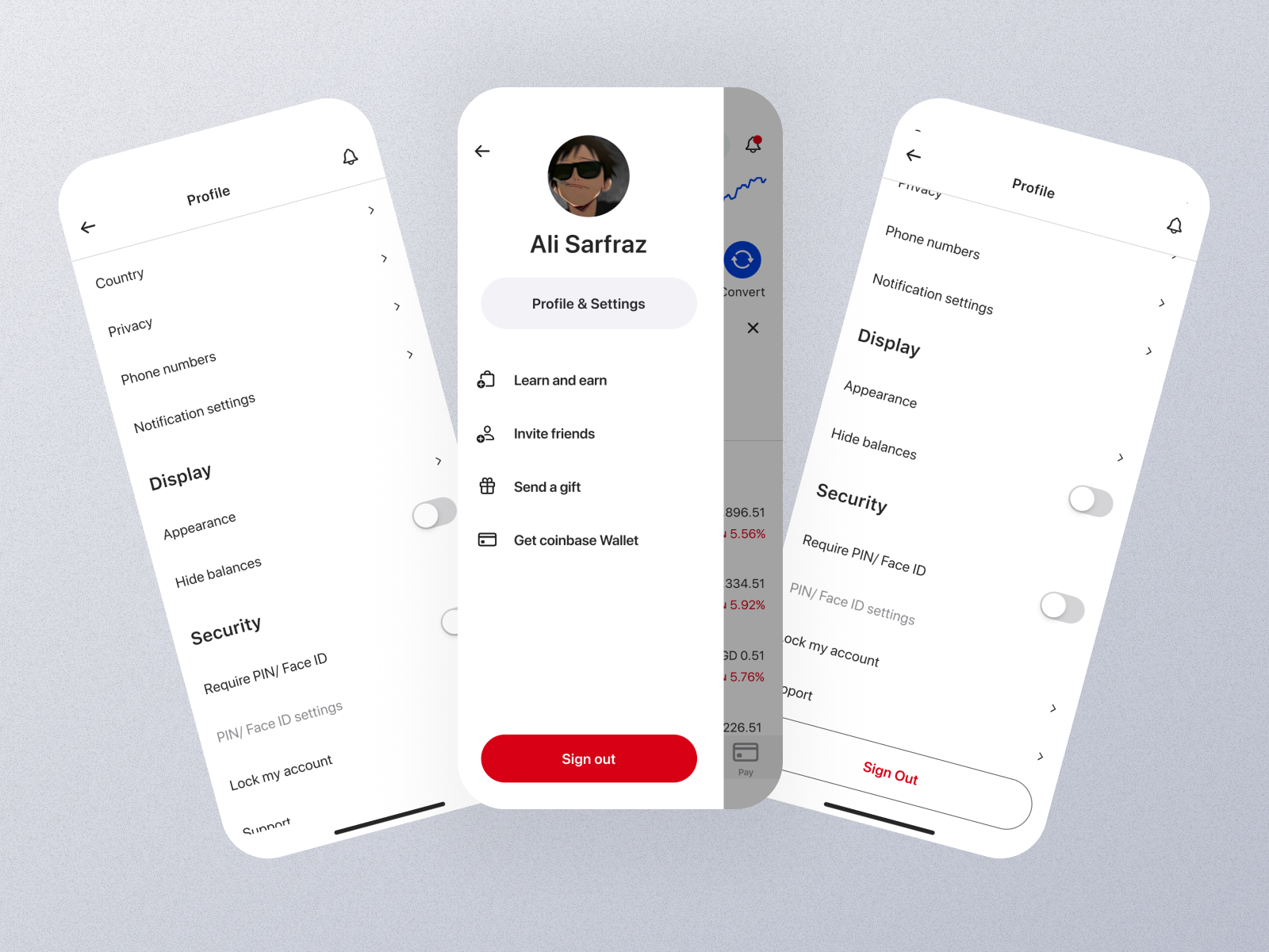 Profile Mobile App Ui by UI Ants on Dribbble