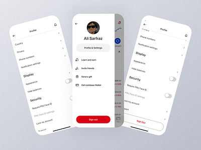 Profile Mobile App Ui by UI Ants on Dribbble