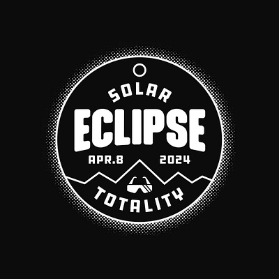 Solare Eclipse 2024 eclipse eclipse badge eclipse design eclipse illustration solar eclipse total eclipse