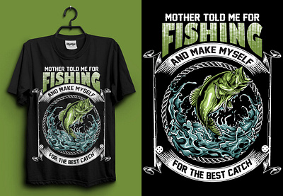 Fishing T-Shirt Design | USA T-shirt Design | Tee america branding clean cloth creative design element fisherman fishing hobby illustration modern t shirt tee usa water