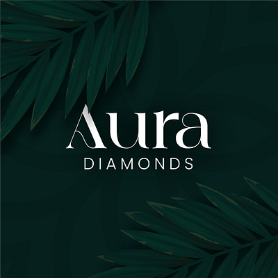 Aura Diamonds Logo Design branding design diamondlogo graphic design graphicde logo typography ui vector