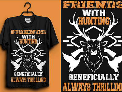 Hunting T-Shirt Design | USA T-shirt Design | Tee america branding clean cloth creative design forest hiking hunt hunter jangle hunting hunting quote hunting vector hunting vintage illustration modern