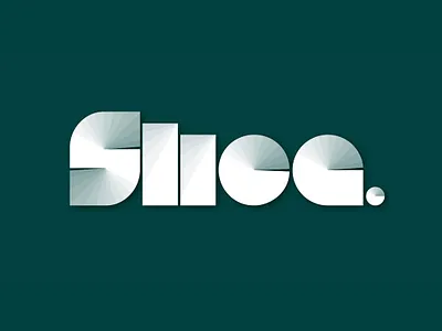 SLICE-Display-Font display experimental geometric slice slice display font superfried typeface
