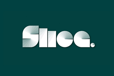 SLICE-Display-Font display experimental geometric slice slice display font superfried typeface